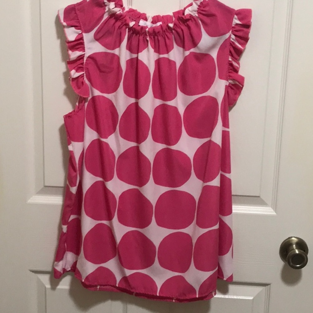 Ces femme Pink polkadots 1x